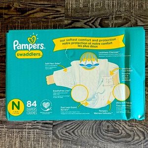 These are some Never been open✨ “Pamper Swaddlers” for Newborn👶🏽 (84) Count ❕❕